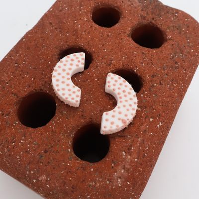 Iva Haas Pink Polka Dot C Posts
