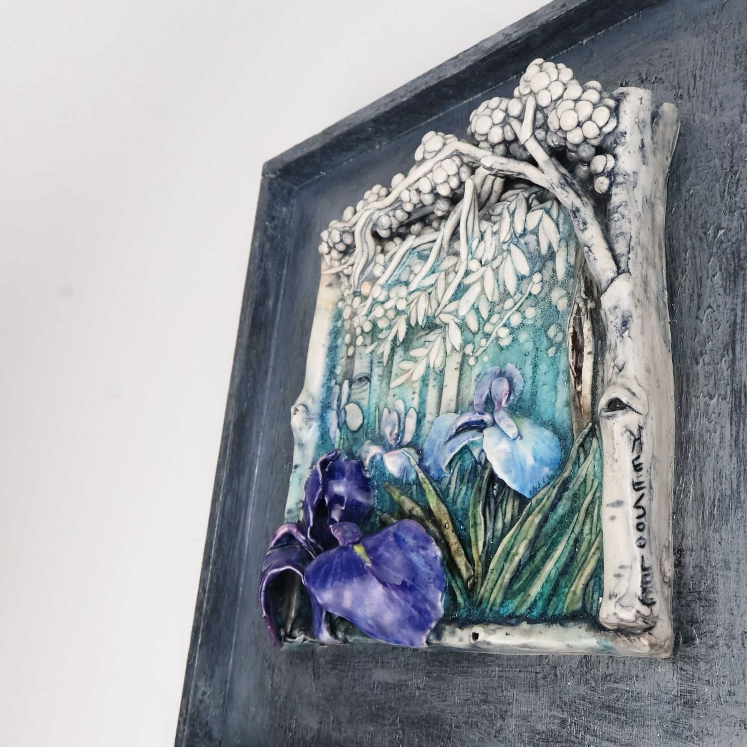 Heesoo Lee, Iris landscape, wall piece