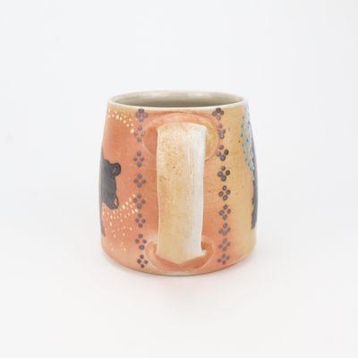 Katriona Drijber, Running Bear Mug, Orange
