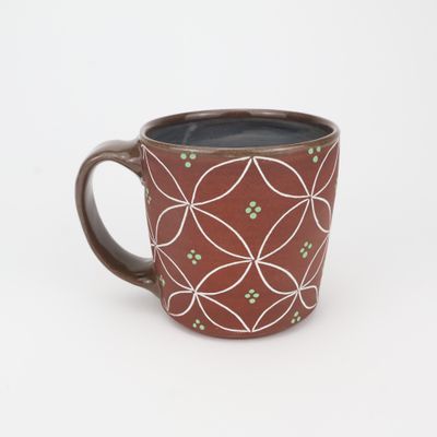 Katriona Drijber, White Petal Mug