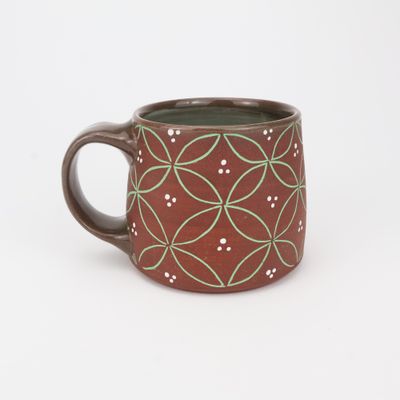 Katriona Drijber, Green Petal Mug