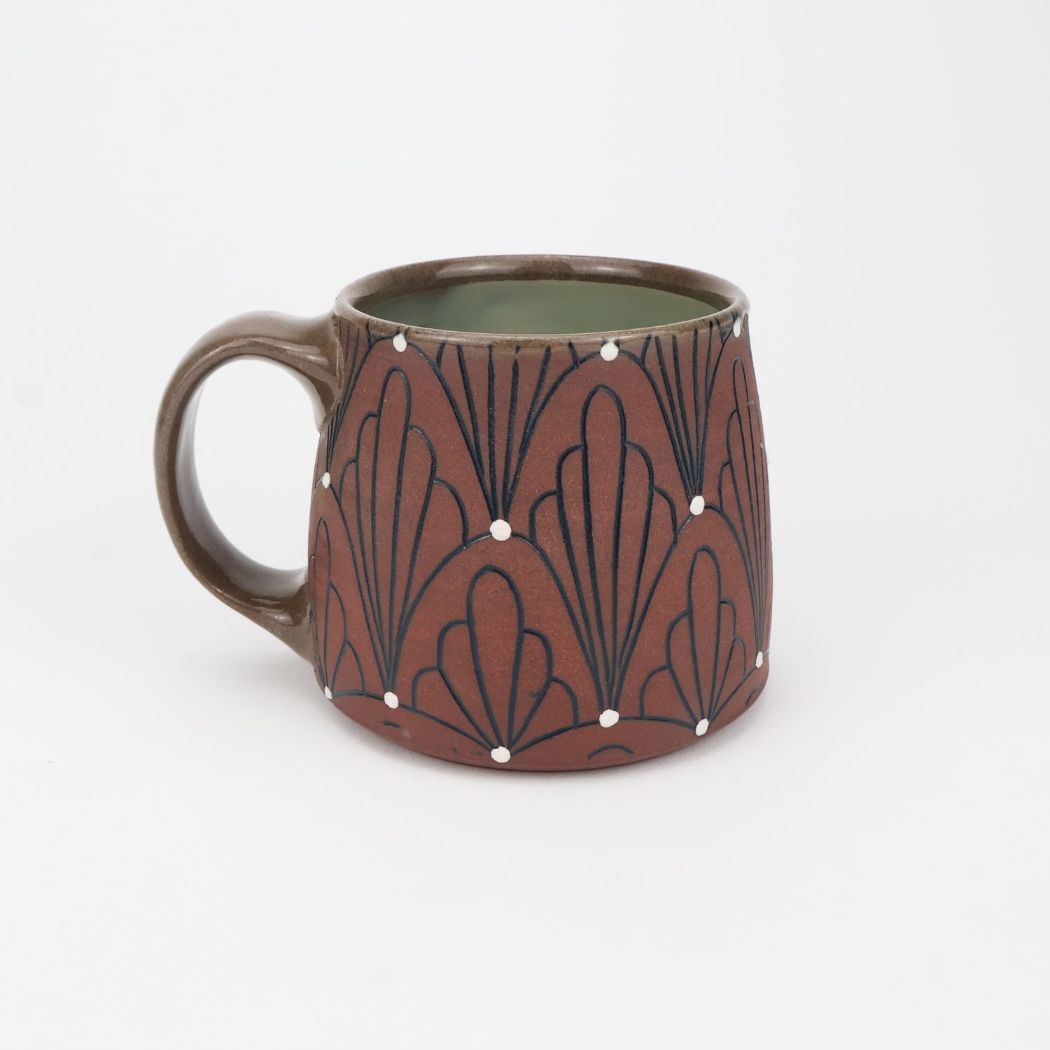Katriona Drijber, Dark Blue Feather Mug