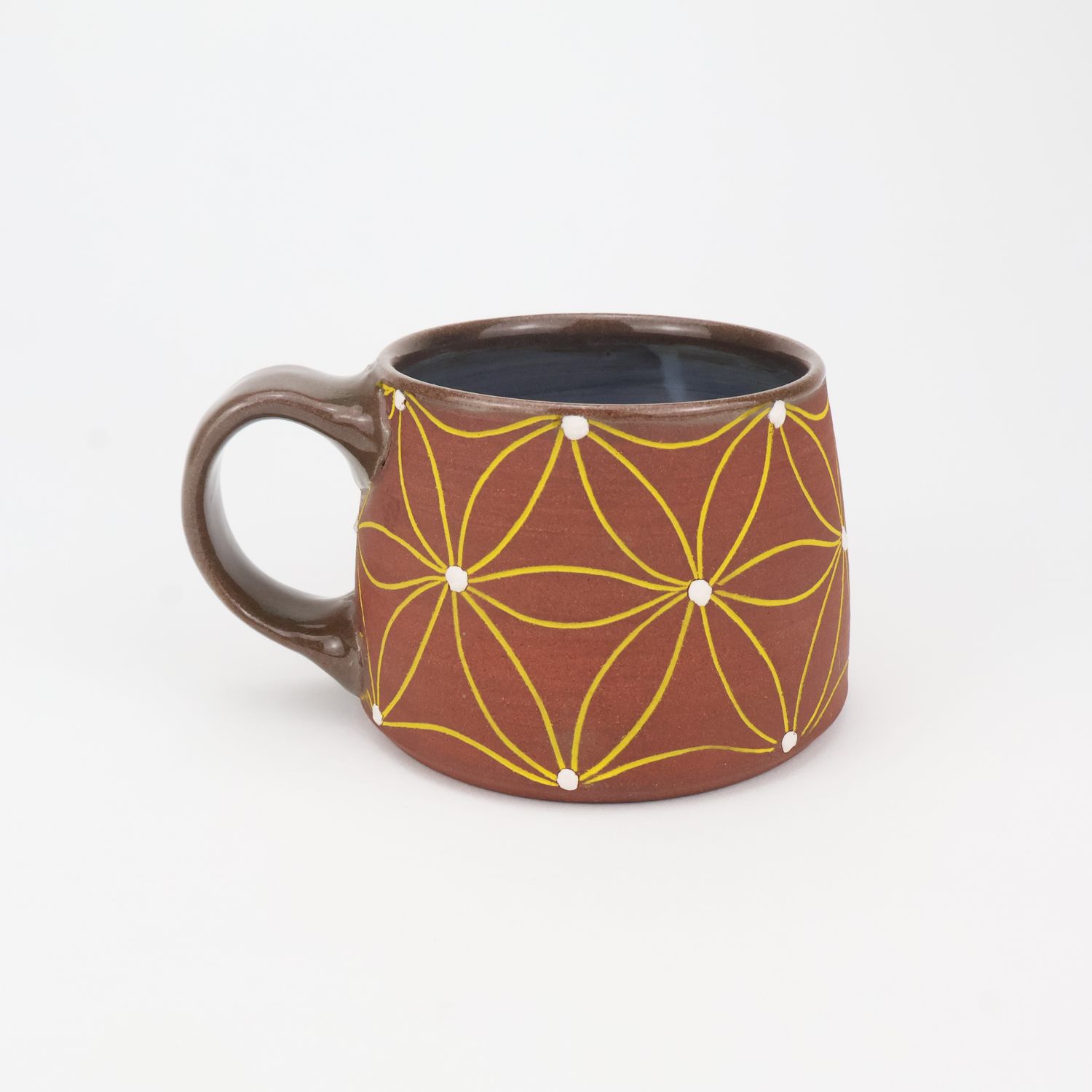 Katriona Drijber, Yellow Flower of Life Mug