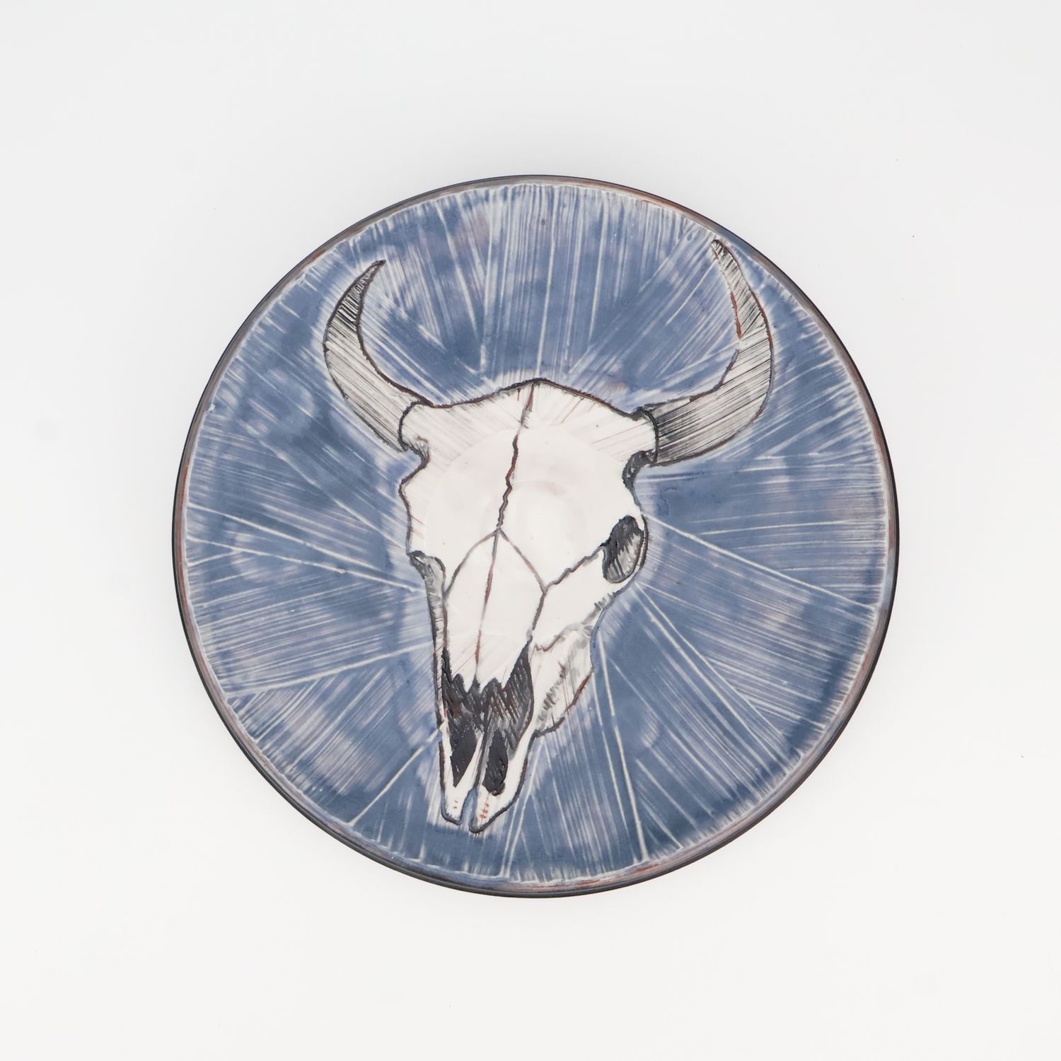 Jessica Brandl, Plate, Skull