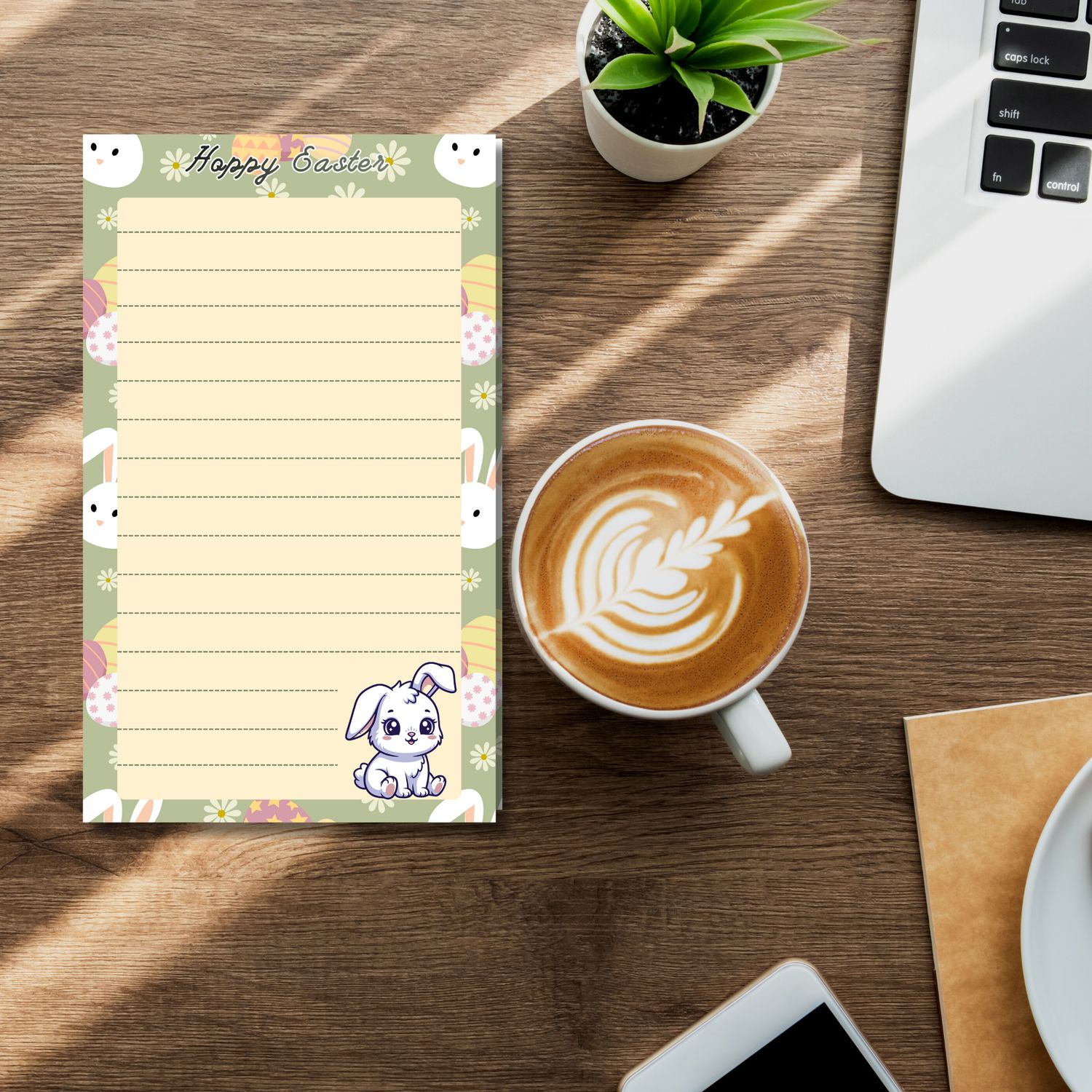 Easter Bunny Notepad