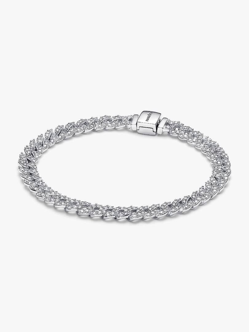Pandora Pavé Cuban Chain Bracelet