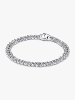Pandora Pavé Cuban Chain Bracelet