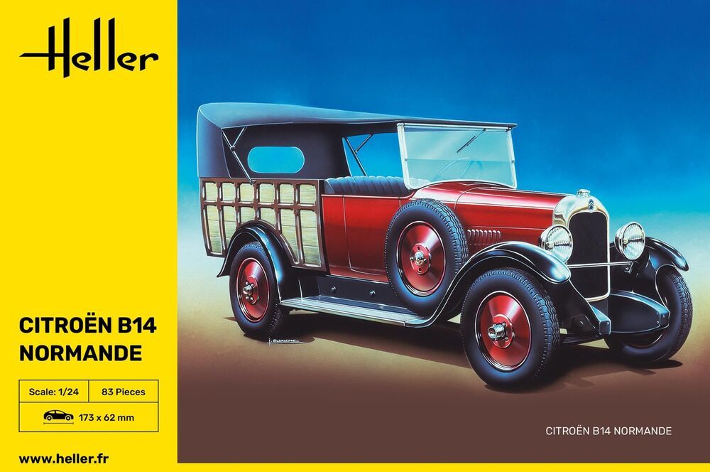 1/24 Maquette CITROEN B14 NORMANDE - HELLER 80729