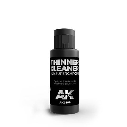 AK9199 PEINTURE  EXTREME METAL DILUANT / THINNER POUR SUPER CHROME - 60ML AK9199
