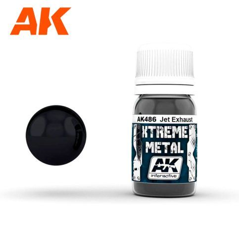 AK486 PEINTURE  EXTREME METAL  JET EXHAUST  - 35ml - AK486