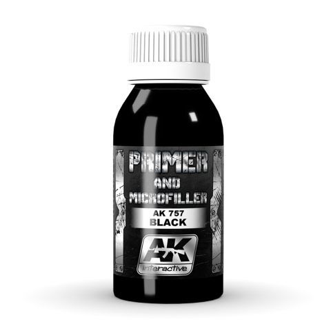 AK757 EXTREME METAL PRIMER - MICROFILLER NOIR  - 100ml - AK757