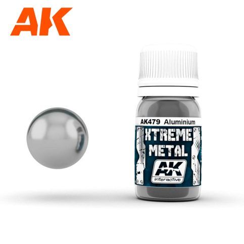 AK479 PEINTURE  EXTREME METAL ALUMINIUM  - 35ml - AK479