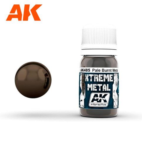 AK485 PEINTURE  EXTREME METAL  METAL BRULE PALE  - 35ml - AK485