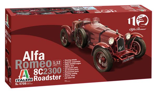 1/12 Maquette ALFA ROMEO 8C 2300 MONZA - ITALERI - ITA4706