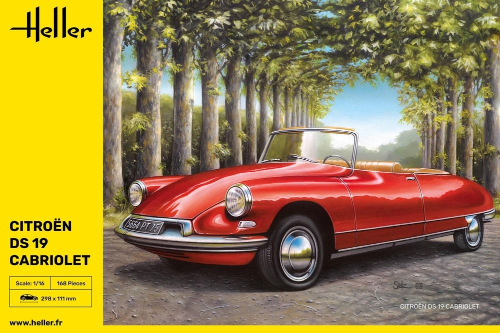 1/16 Maquette CITROEN DS 19 CABRIOLET - HELLER 80796