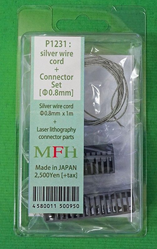 Durite  diam 0.8mm + 60 connecteurs 3D- model factory hiro MFHP1231