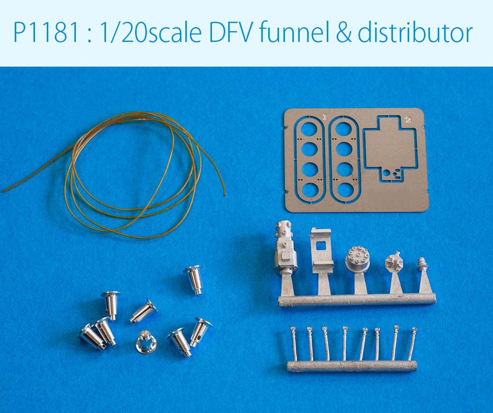 1/20 SET DISTRIBUTION MOTERUR DFV - model factory hiro P1181