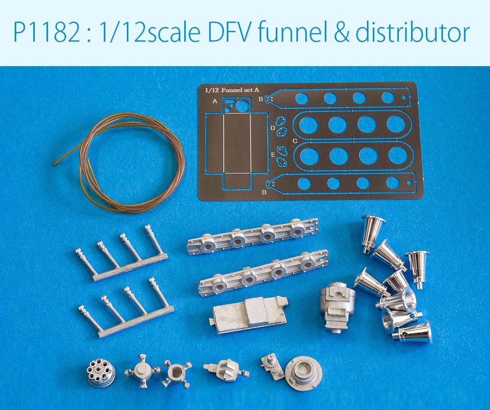 1/12 SET DISTRIBUTION MOTERUR DFV - model factory hiro P1182