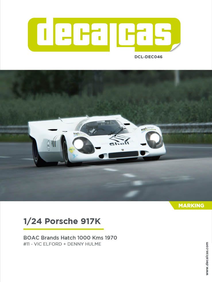 DECAL 1/24 PORSCHE 917 PORSCHE SALZBURG - DECALCAS - DCL-DEC046