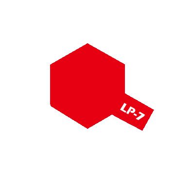 PEINTURE LAQUEE LP7 ROUGE PUR - 10 ml - TAMIYA - TAM82107
