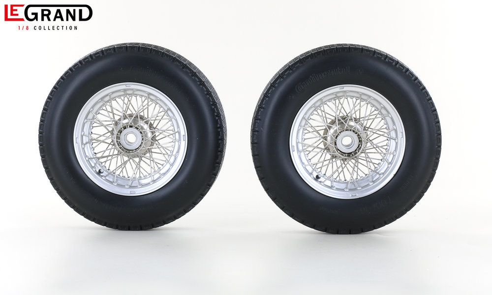 jeu de 2 roues arrières pour mercedes 300 slr uhlenhaut échelle 1/8 - LEGRAND - POC-LE102 -4