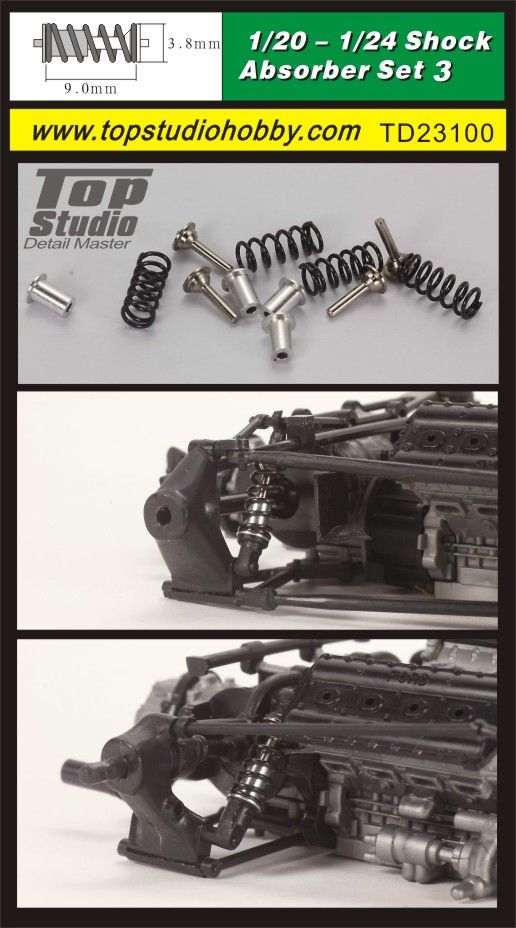 TD23100- 1/20 - 1/24 SHOCK ABSORBER SET 3