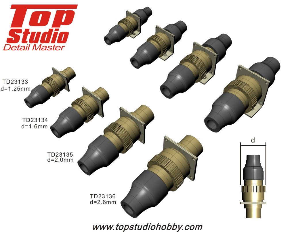 TD23136 - 1/12 - 2.6MM ELECTRONIC CONNECTORS (BRASS)