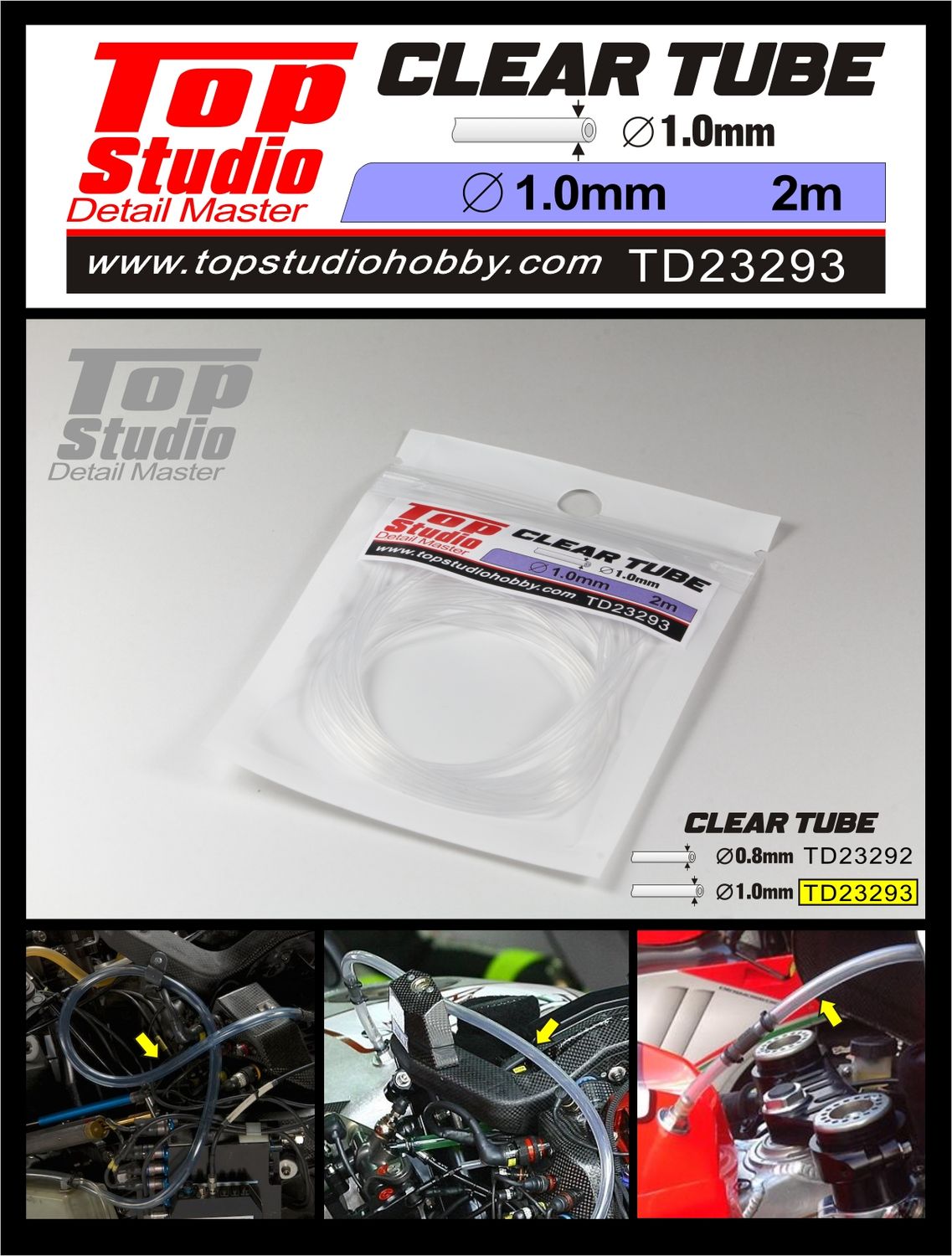 TD23293 - TUBE TRANSPARENT 1.0 mm - TOP STUDIO