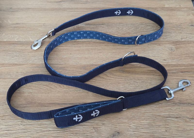 Verstellbare Hundeleine gepolstert mit extra Handschlaufe