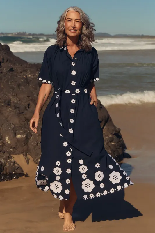 Adrift Matilda Collared Dress