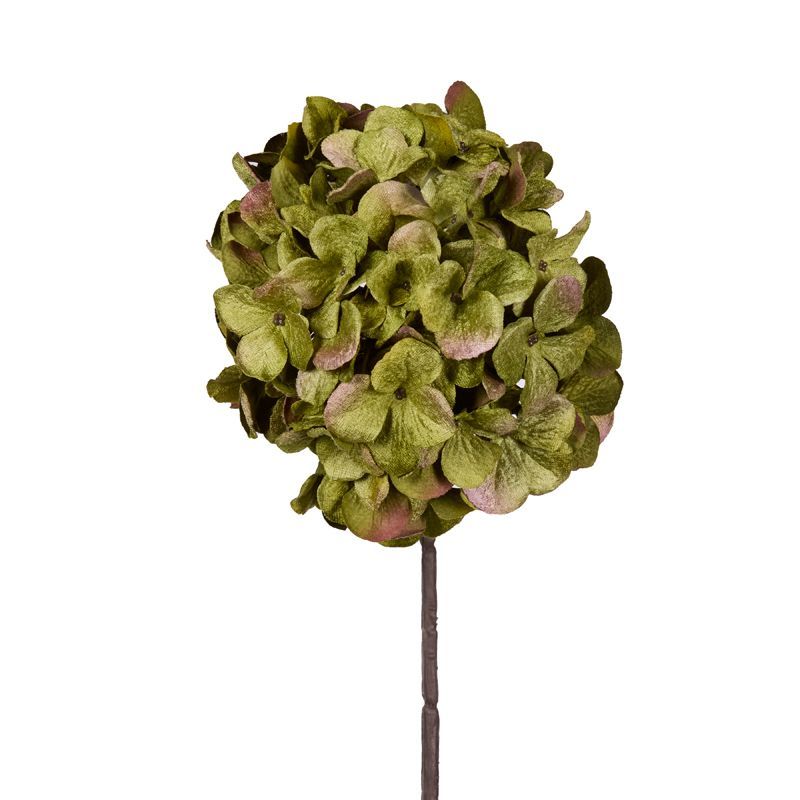 Holly & Ivy GREEN HYDRANGEA STEM FXO004