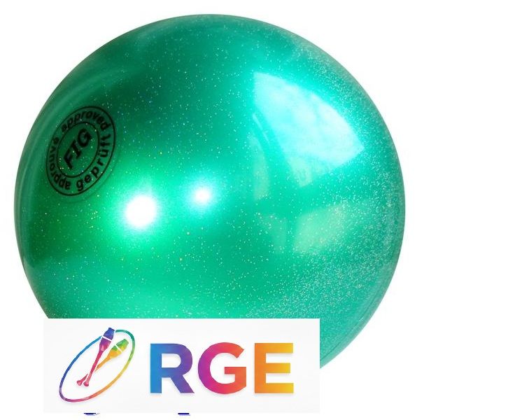 Piłka 18 cm GLITTER