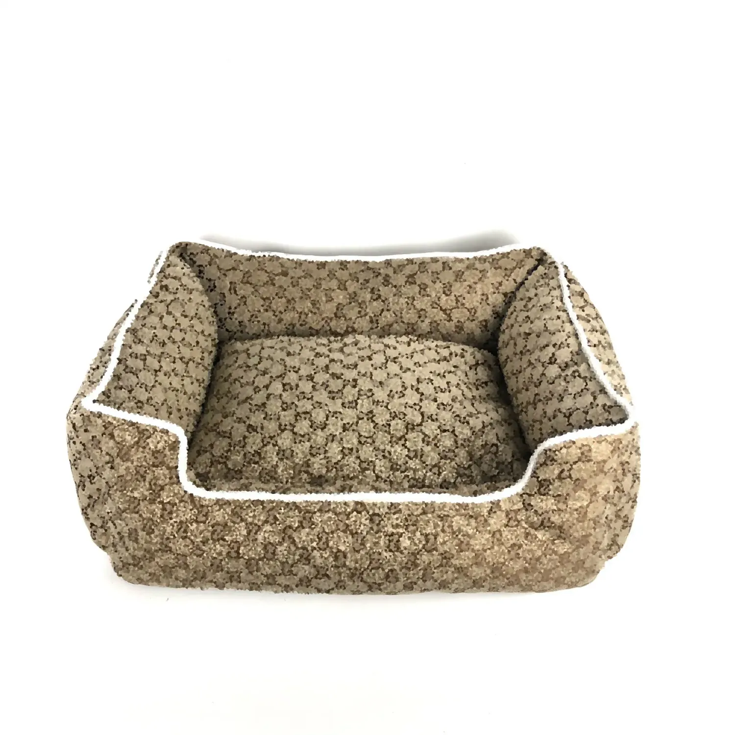 Luxury Dog Kennels Warm Designer Dog Beds Classics Print Cloth Kennel Pad for Small