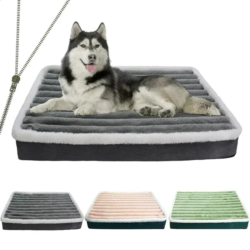 Luxury Dog Kennels Warm Designer Dog Beds Classics Print Cloth Kennel Pad for Small