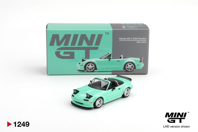 Mazda MX-5 (NA) Pandem Body Kit Mint Green 2026 #1249 | Mini GT