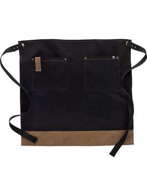 BARLEY FULL APRON WITH CONTRAST STITCHING