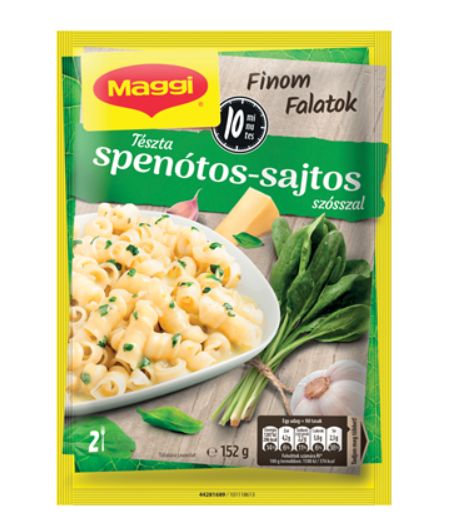 Maggi instant pasta with spinach cheese sauce 152 g