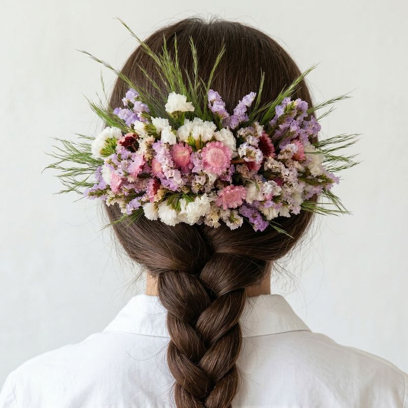 Tocado Floral - Seco