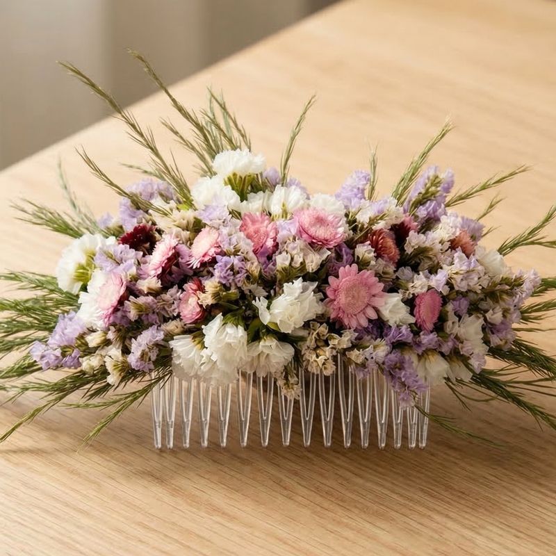Tocado Floral - Seco