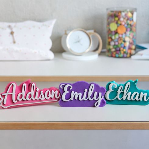 Custom 3D Printed Door or Office Name Tag