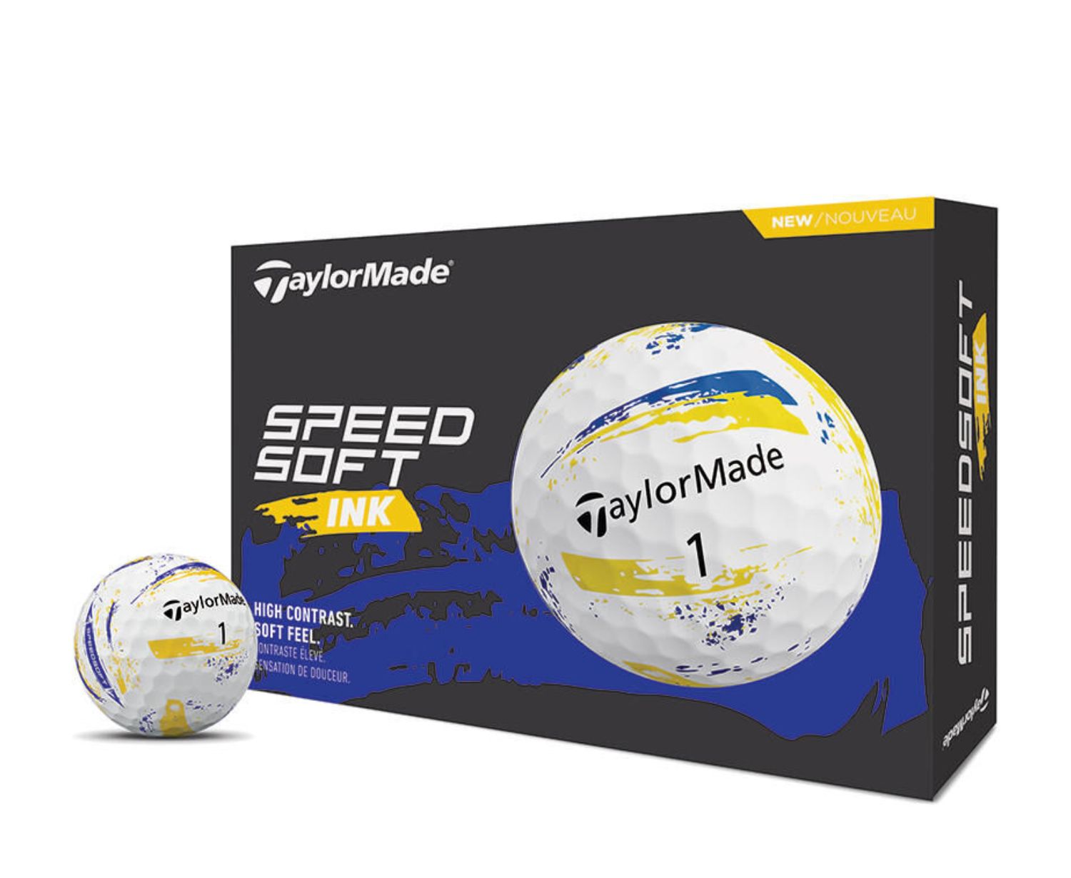 TaylorMade Speedsoft Yellow & Blue Ink