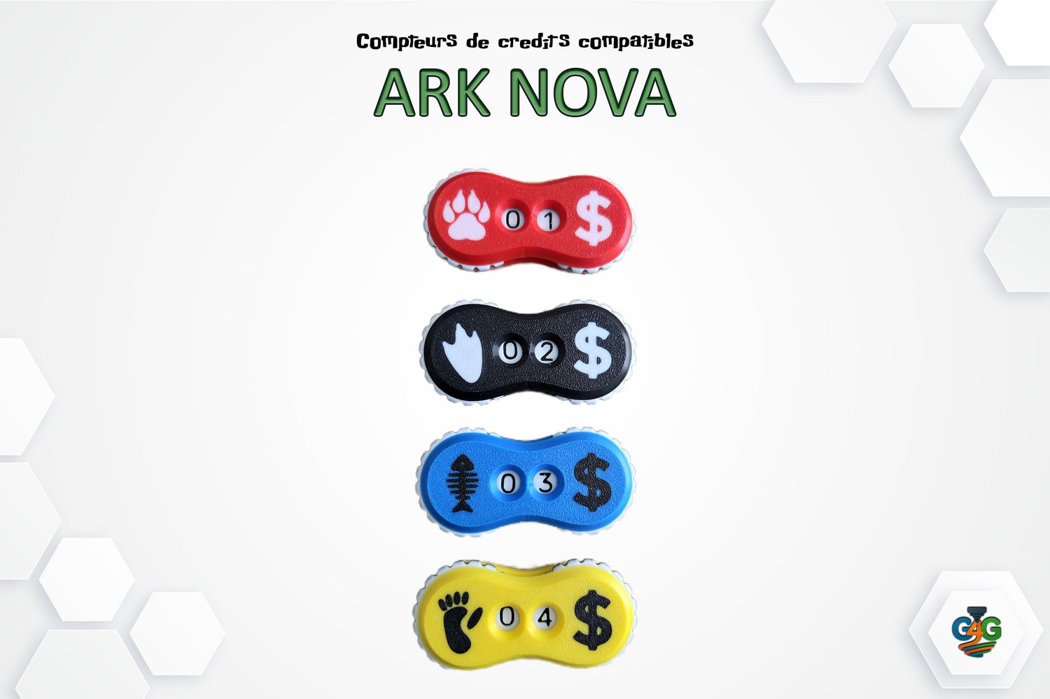 Compteur de Crédits – Compatible Ark Nova