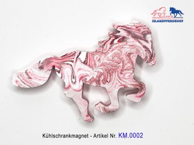 Kühlschrankmagnet - Individuelle Islandpferde