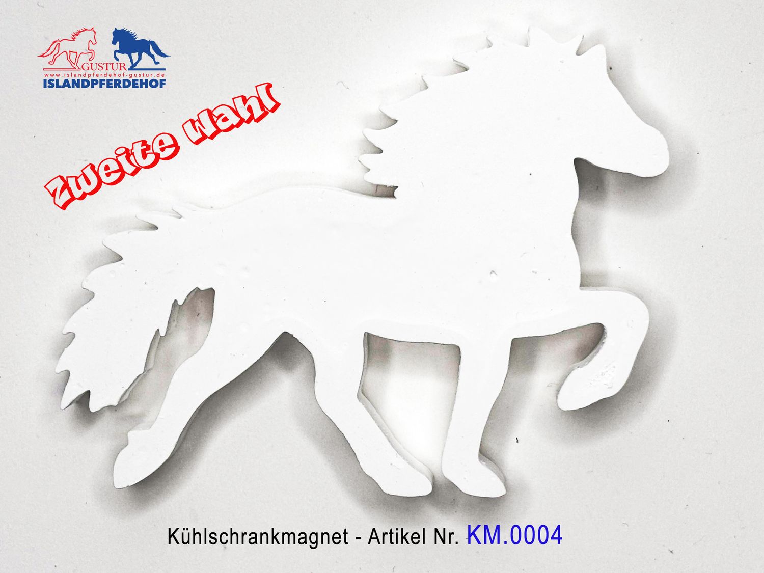 Kühlkschrankmagnet - Individuelle Islandpferde (zweite Wahl)