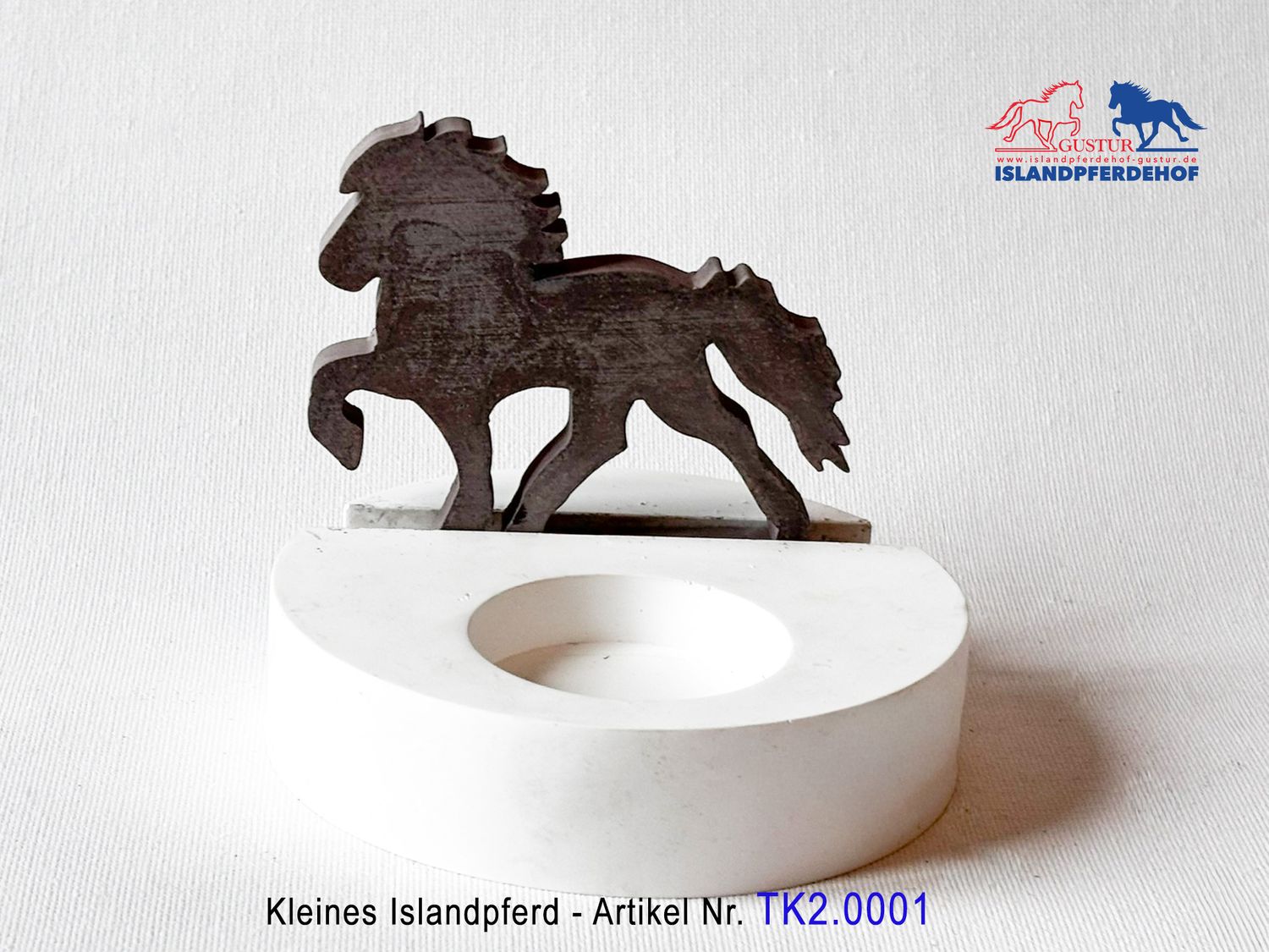 Individuelle Islandpferde für Teelichthalter (Klein)