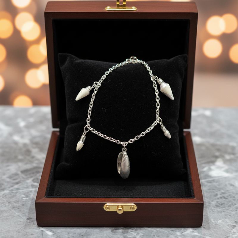 Florida Cone Shell Charm Bracelet