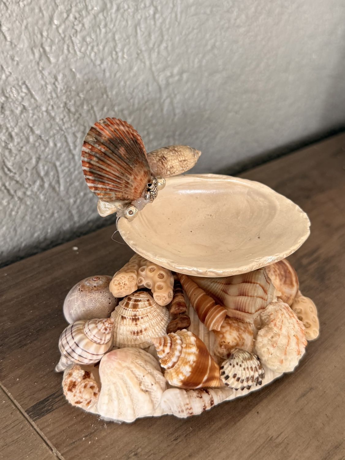 Jewelry Ring Dish with various shells