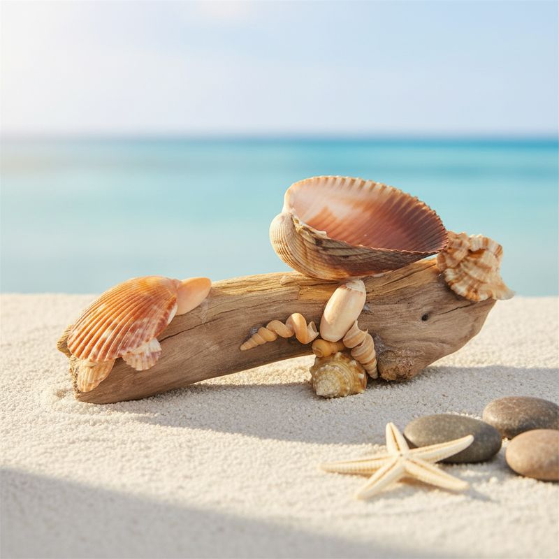 Driftwood &amp; Shell Jewelry Bowl