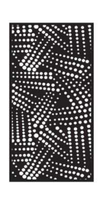 PIXEL - Tôle ep 2mm- côtes finies - Bord plein 30 mm -