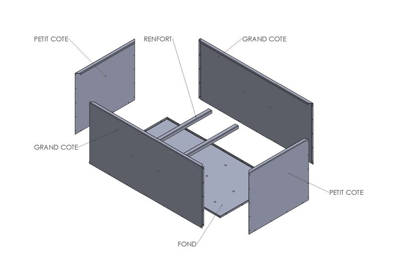 Jardinière en kit Jardinière en kit